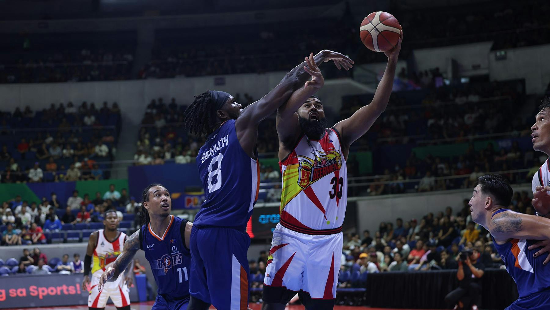 No lumpia is safe from Mo Tautuaa, San Miguel center also shows eye-opening Kyt Jimenez update